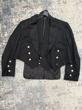 Prince Charlie Formal Jacket with matching Waistcoat / Vest